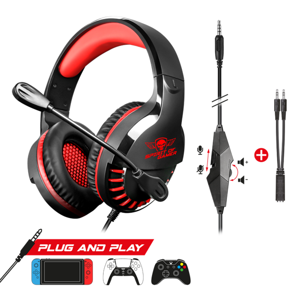 Spirit of Gamer PRO-H3 Fejhallgató Narancssárga Spirit of Gamer PRO-H3 Fejhallgató Narancssárga