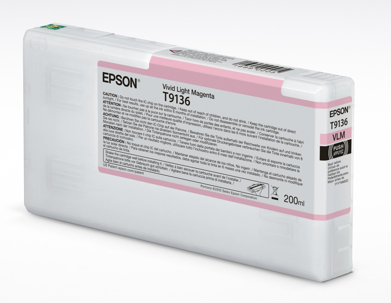 Epson T9136 Patron Viv. L.Mag 200ml  Eredeti