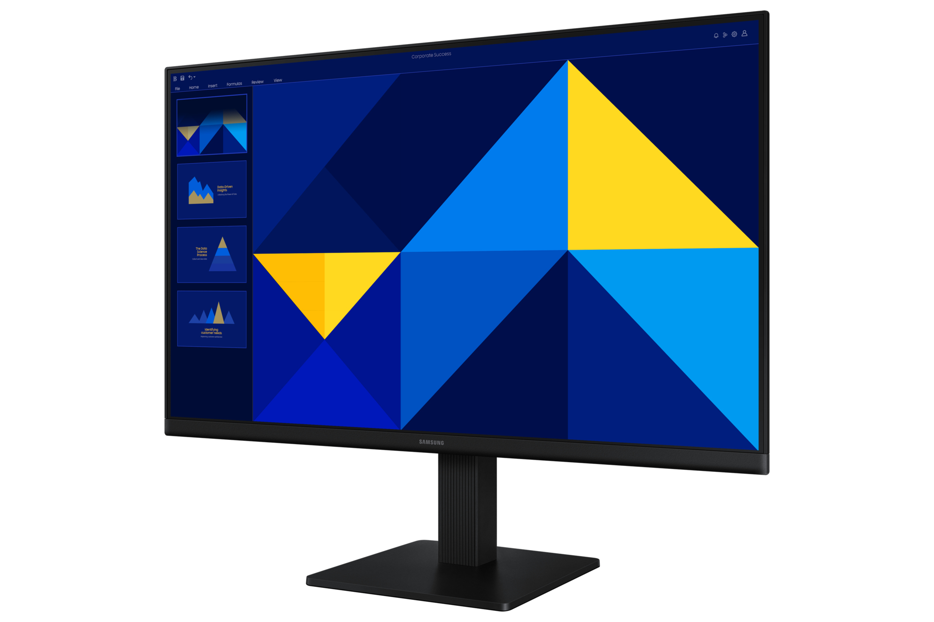 Samsung 24" LS24D300GAUXEN Monitor - 1920x1080, Full HD, LED, IPS, 100Hz, 5ms, Fekete