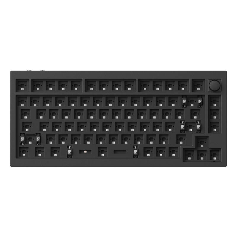 Keychron Q1 HE RGB vezeték nélküli mechanikus billentyűzet, Nebula mágneses kapcsoló (fekete) [Q1H-M1].