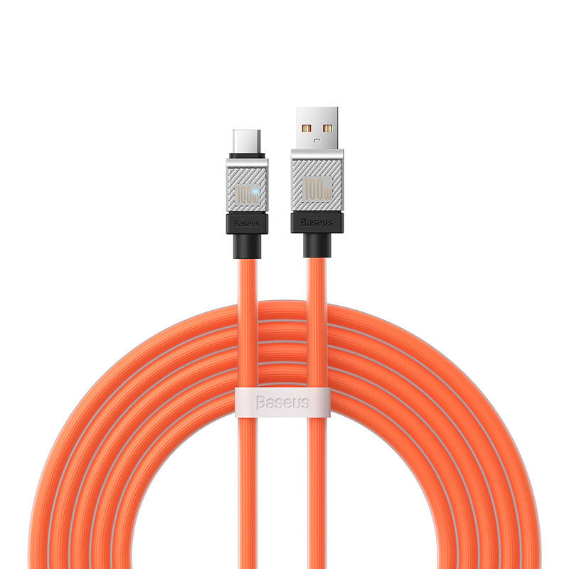 Cable USB do USB-C Baseus CoolPlay 100W 2m (orange)