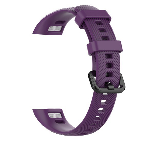 Pótszíj (szilikon, állítható, 16.5 mm) LILA [Honor Band 4]
