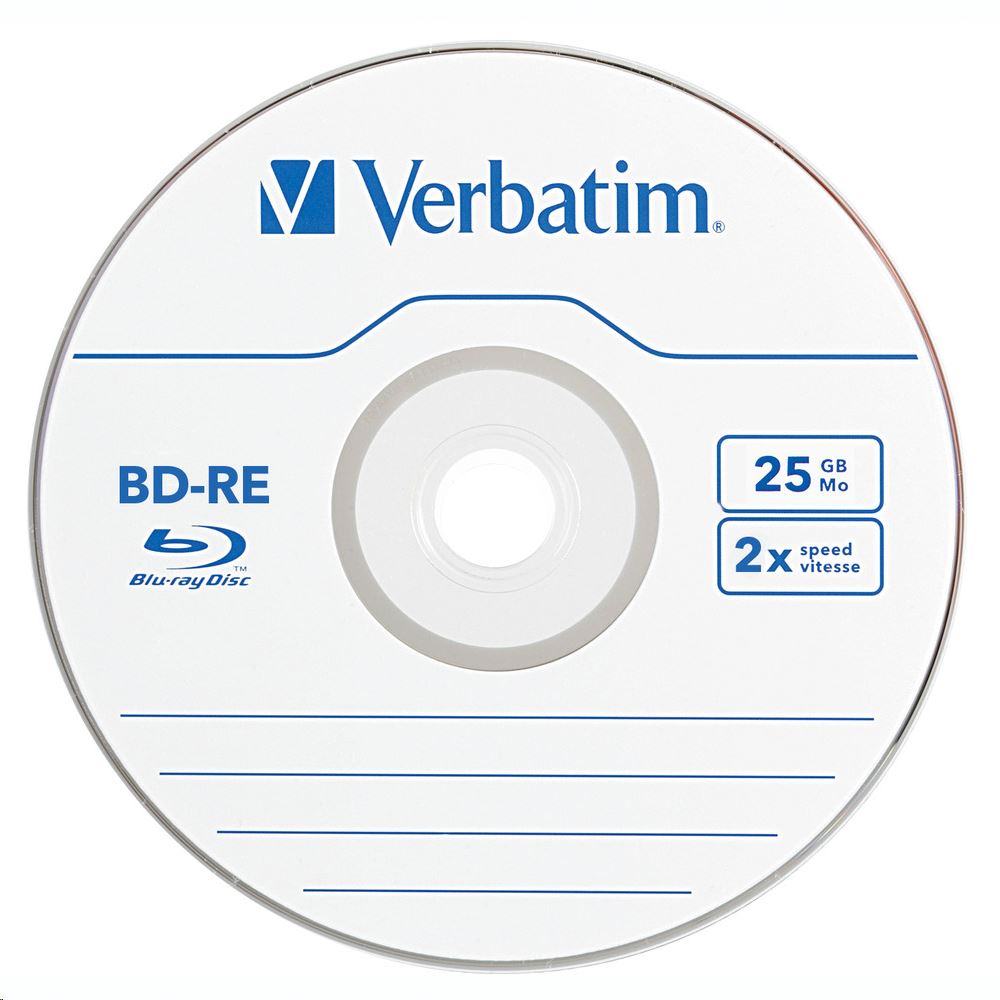 Verbatim BD-RE 25GB 2x újraírható Blu-Ray lemez (43615) Verbatim BD-RE 25GB 2x újraírható Blu-Ray lemez (43615)