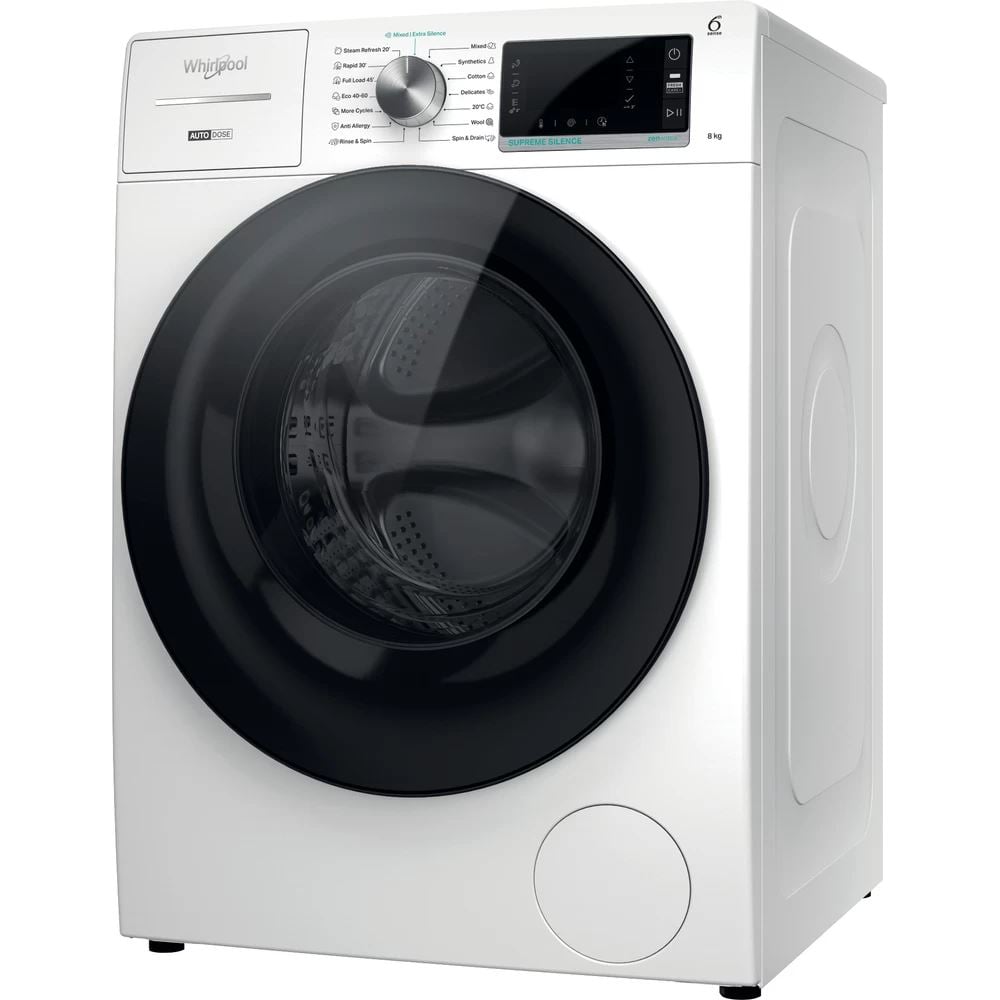 Whirlpool W7X W845WB EE elöltöltős mosógép fehér Whirlpool W7X W845WB EE elöltöltős mosógép fehér