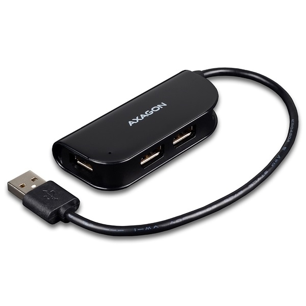 Axagon HUE-X4B négyportos USB 2.0 hub fekete Axagon HUE-X4B négyportos USB 2.0 hub fekete
