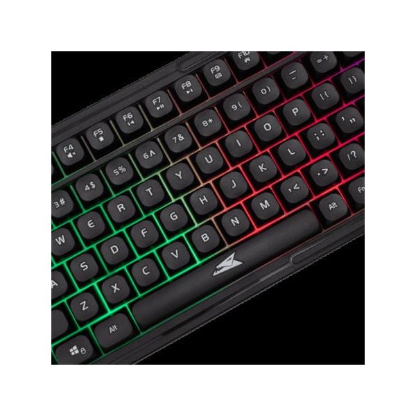 BARACUDA BGC-011B ORCA-B gamer combo fekete billentyűzet (memb. ang.) + egér BARACUDA BGC-011B ORCA-B gamer combo fekete billentyűzet (memb. ang.) + egér