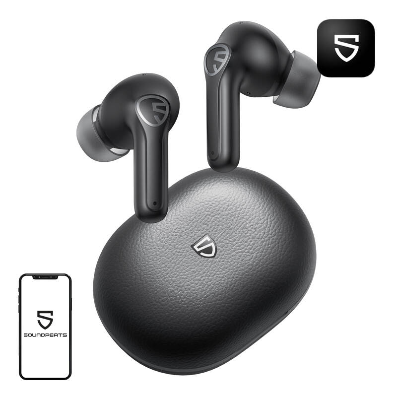Soundpeats T3 PRO ANC TWS fülhallgató Fekete 