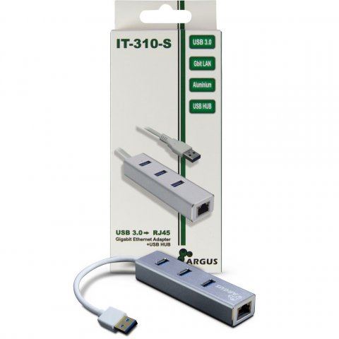 Inter-Tech Argus IT-310-S vezetékes hálózati adapter  