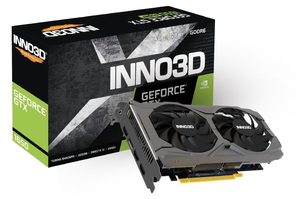 Inno3D GeForce GTX1650 4GB DDR6 TWIN X2 OC V3 Videókártya