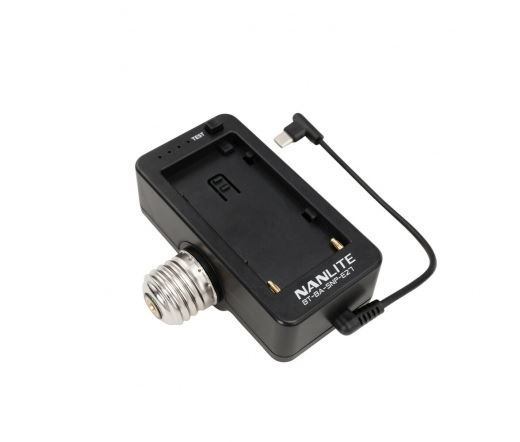 Nanlite BT-BA-SNP-E27 PavoBulb 10C akkumulátor adapter E27
