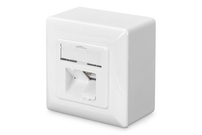Digitus Fali RJ45 csatlakozó 2 aljzatos CAT 6 fehér