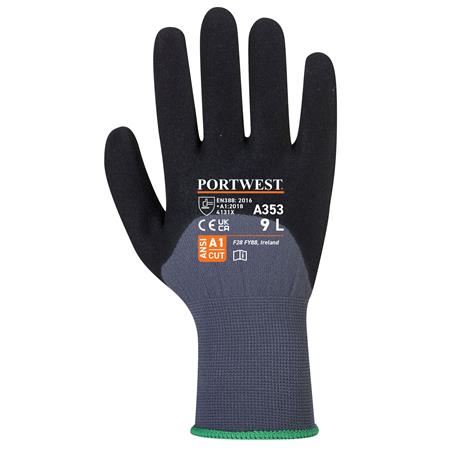 PORTWEST DermiFlex Ultra Plus nylon védőkesztyű XL-es méret szürke-fekete (A353G8RXL) PORTWEST DermiFlex Ultra Plus nylon védőkesztyű XL-es méret szürke-fekete (A353G8RXL)
