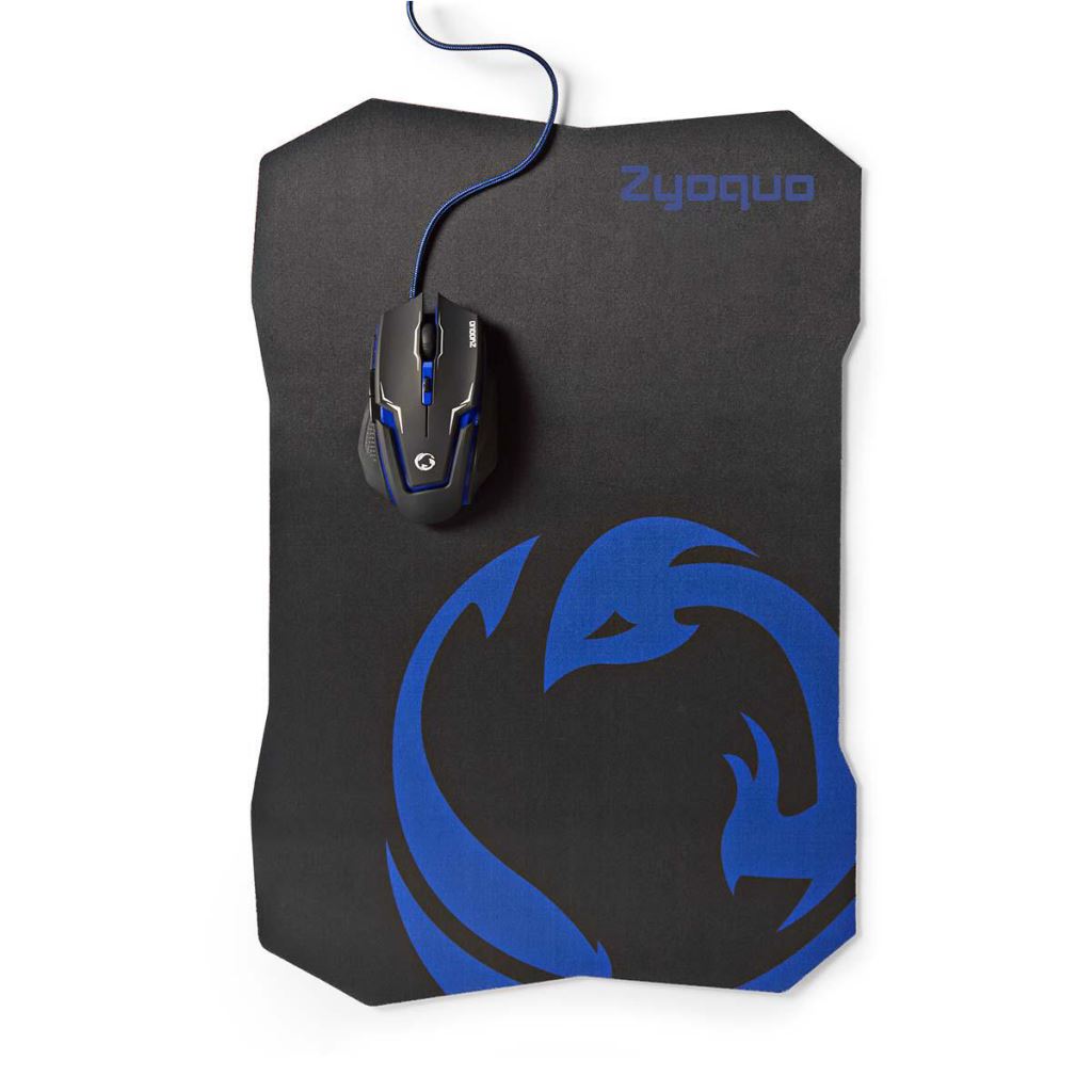 Nedis GMMP200BK optikai Gaming egér és egérpad Nedis GMMP200BK optikai Gaming egér és egérpad