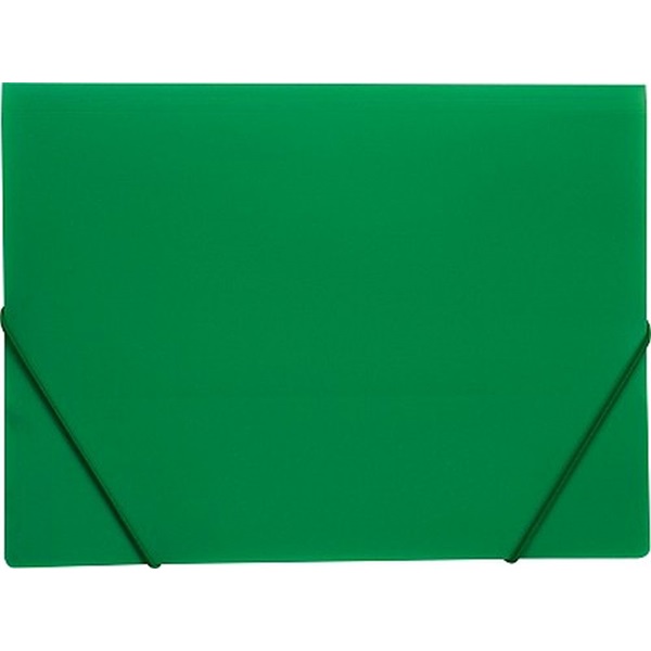 PP A4 zöld gumis mappa