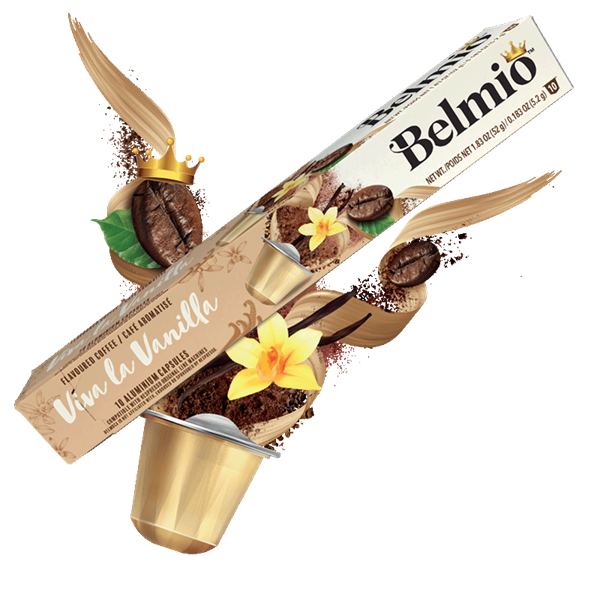 Belmio Viva La Vanilla Nespresso kompatibilis kávékapszula 10db (BLIO31191) Belmio Viva La Vanilla Nespresso kompatibilis kávékapszula 10db (BLIO31191)