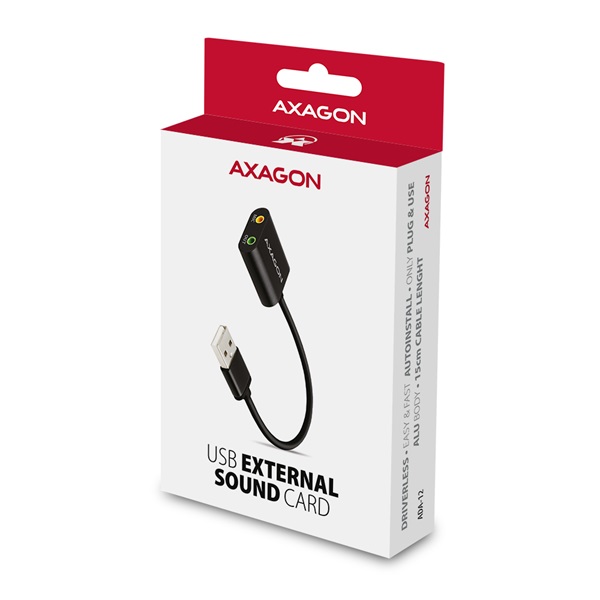 Axagon ADA-12 USB külső hangkártya
