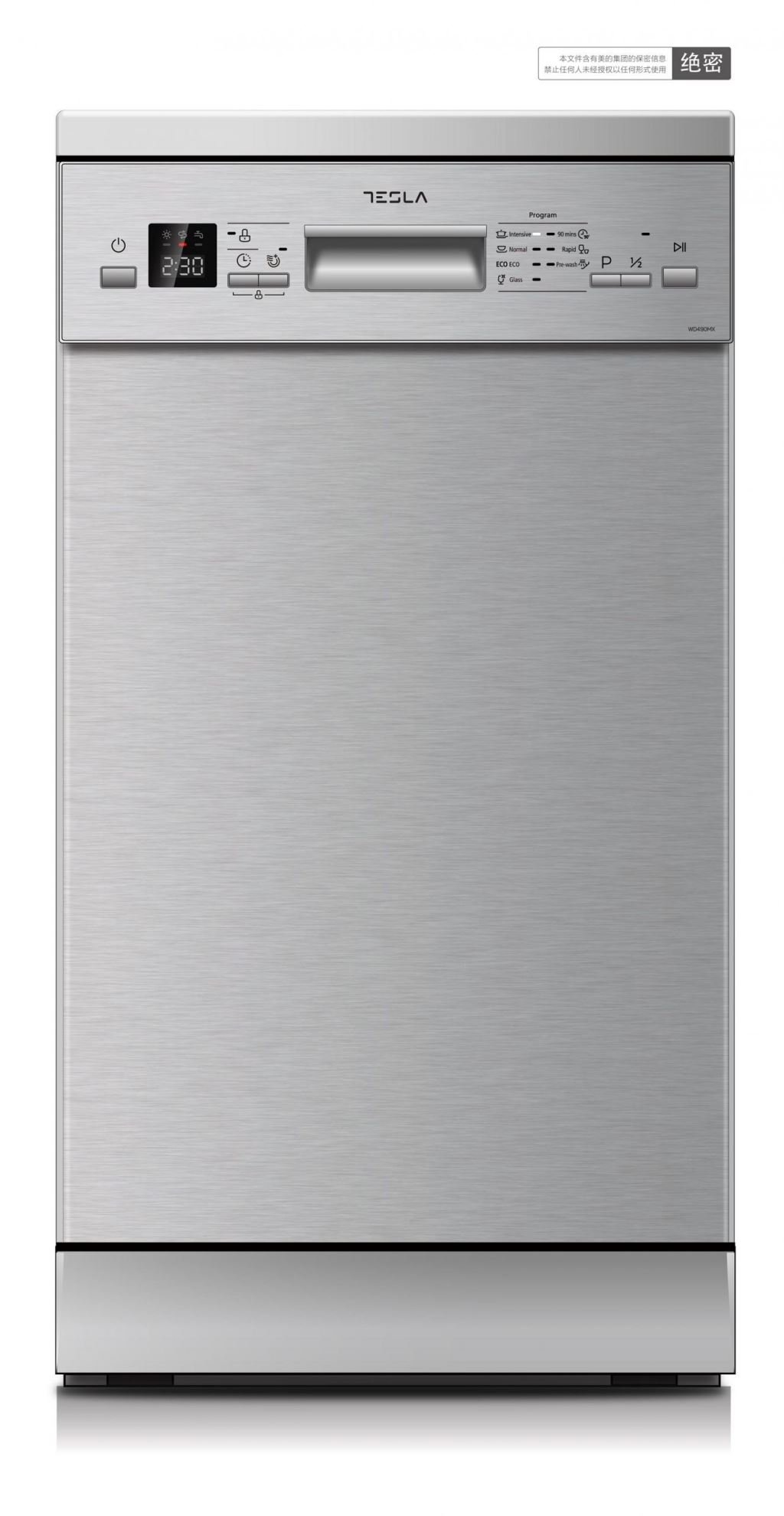 Tesla WD490MX szabadonálló mosogatógép inox