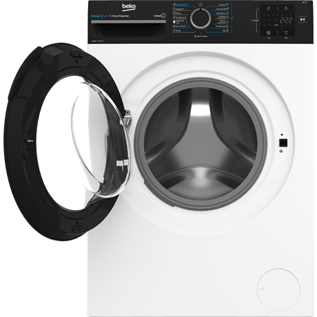 Beko BM3WFSU38413WPBB1 Elöltöltős mosógép - 11 kg, 1400 ford./perc, A Energiaosztály, Higiénikus gőz, Eco Bubble technológia