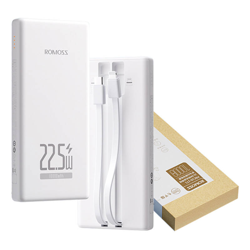 Romoss PRC10 10000mAh 22.5W Powerbank Fehér