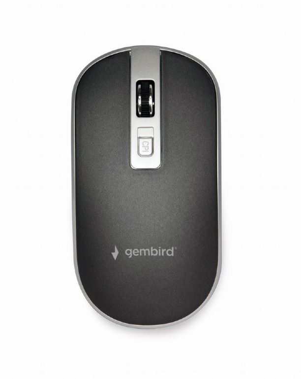 Gembird MUS-4B-06-BS optikai egér fekete-ezüst Gembird MUS-4B-06-BS optikai egér fekete-ezüst