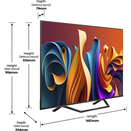 Hisense 65A7NQ UHD SMART QLED Televízió Hisense 65A7NQ UHD SMART QLED Televízió