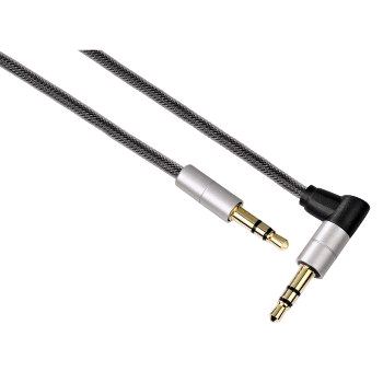 Hama Aluline 3.5 mm jack összekötő kábel 90fok 0.75m (80874)