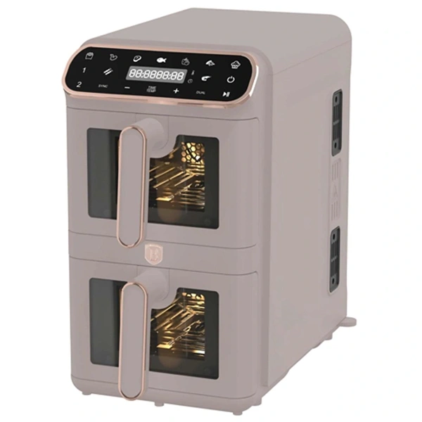 Berlinger Haus BH/9804 2x5,5 L forrólevegős sütő Matt taupe