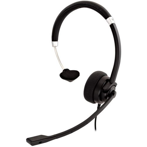 V7 Deluxe HU411 mono headset fekete