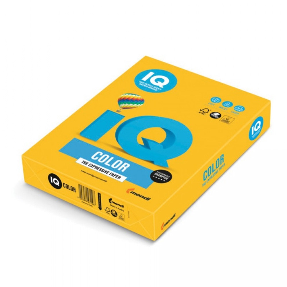Mondi Másolópapír, színes, A4, 80g.  SY40 500ív/csomag, intenzív napsárga
