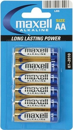Maxell 1.5V Alkáli AA ceruza elem (6db / csomag)  (LR6)