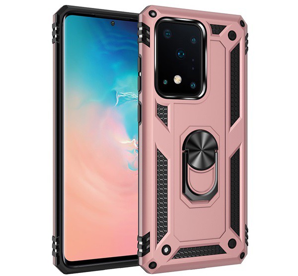 Defender műanyag telefonvédő (közepesen ütésálló, szilikon belső, telefontartó gyűrű, beépített fémlemez) ROZÉARANY [Samsung Galaxy ... Defender műanyag telefonvédő (közepesen ütésálló, szilikon belső, telefontartó gyűrű, beépített fémlemez) ROZÉARANY [Samsung Galaxy ...