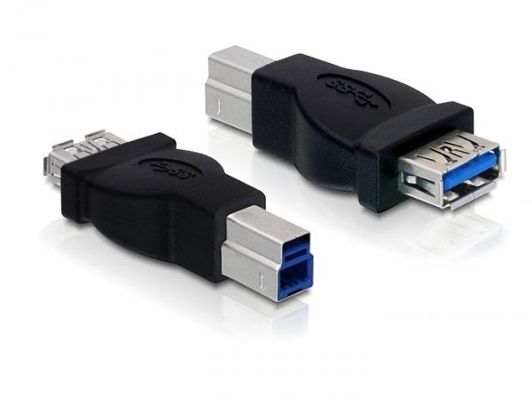 Delock DL65179 USB 3.0-B male -> USB 3.0-A female adapter Delock DL65179 USB 3.0-B male -> USB 3.0-A female adapter