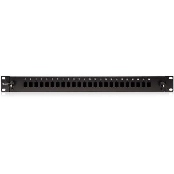KE-Line RAB-FO-X47-SL Kihúzható patch panel, 1U, 24xSC, LC duplex, E2000 toldó számára KE-Line RAB-FO-X47-SL Kihúzható patch panel, 1U, 24xSC, LC duplex, E2000 toldó számára