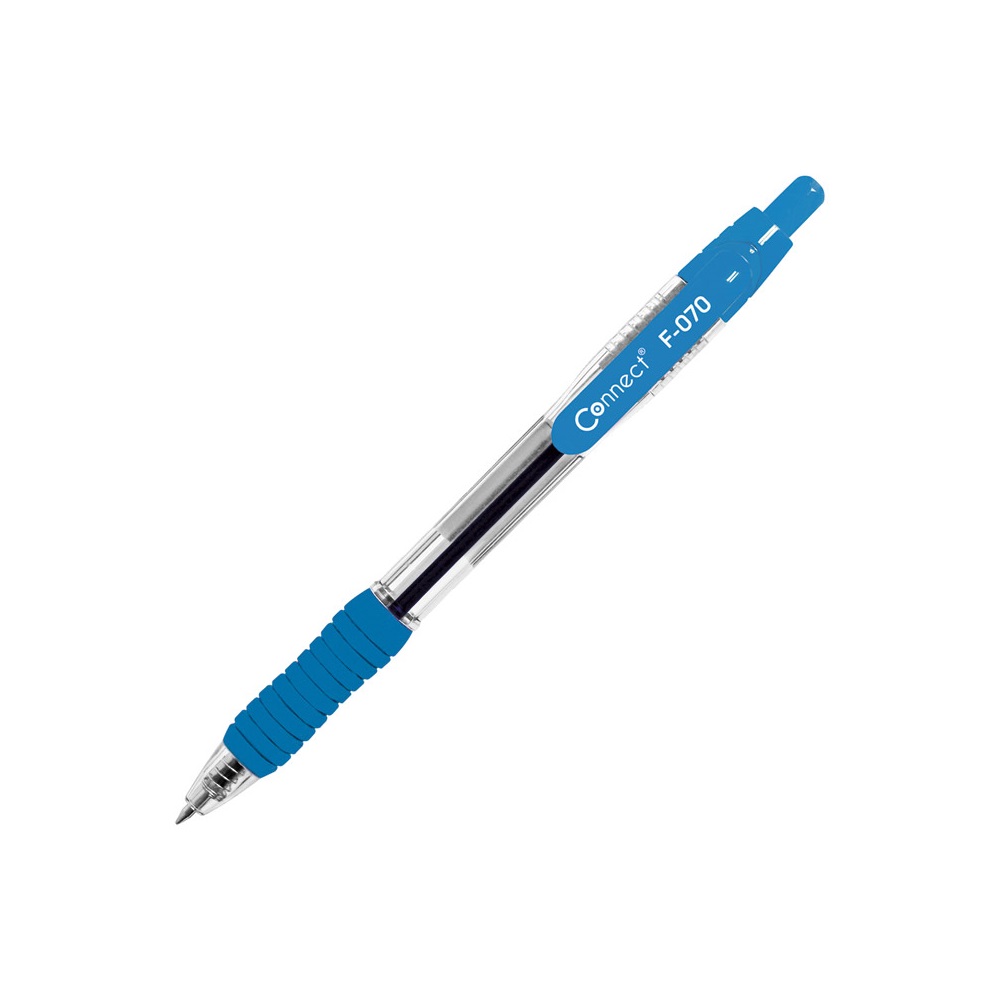 Fornax Golyóstoll  F-70 grip, világos kék design, írásszín kék (A-609784)