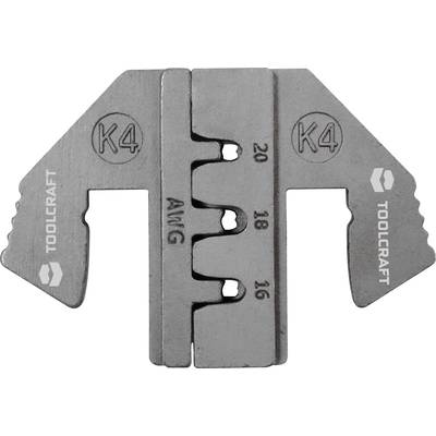 TOOLCRAFT PLE-0K4 Krimpelő betétek Krimpelő betét, Deutsch K4 Alkalmas márka: TOOLCRAFT PZ-500 TOOLCRAFT PLE-0K4 Krimpelő betétek Krimpelő betét, Deutsch K4 Alkalmas márka: TOOLCRAFT PZ-500