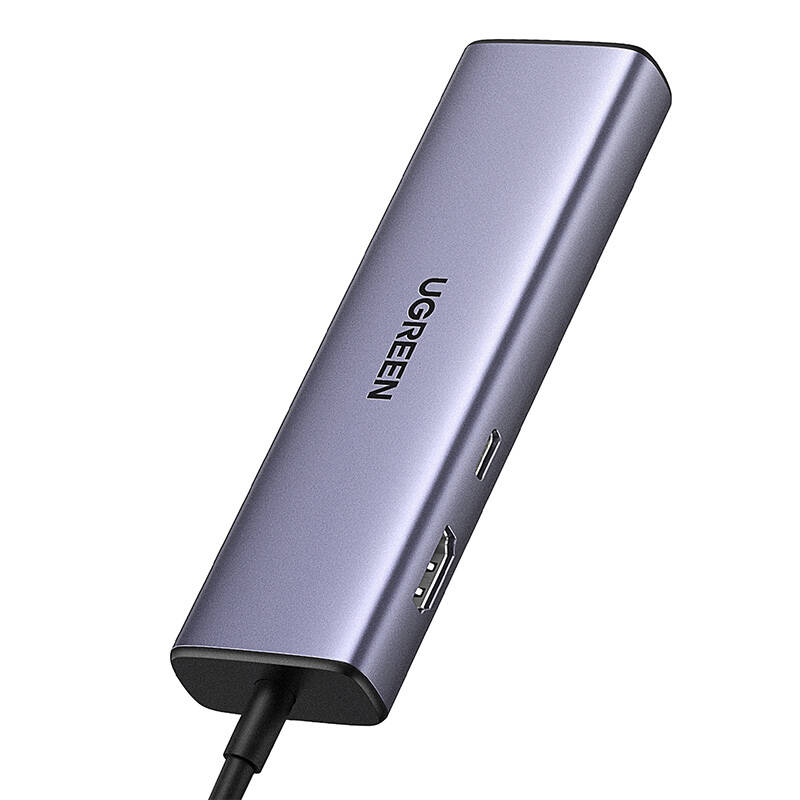 UGREEN 6in1 USB-C Multifunction Adapter 3x USB A 3.0, HDMI, RJ45, PD Converter