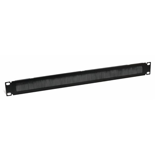 Nikomax kefés kábelrendező panel 1U 19" fekete (NMC-OK-BRSH-1U-BK)