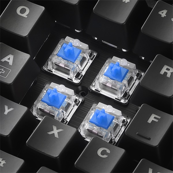 Sharkoon SKILLER SGK30 Blue   RGB LED Billentyűzet  Fekete Angol 
