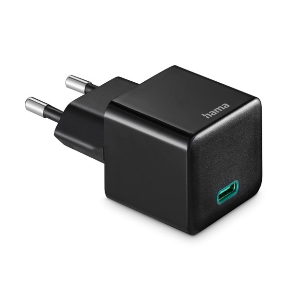 Hama 00201984 20W PD QC Type-C fekete hálózati töltő Hama 00201984 20W PD QC Type-C fekete hálózati töltő