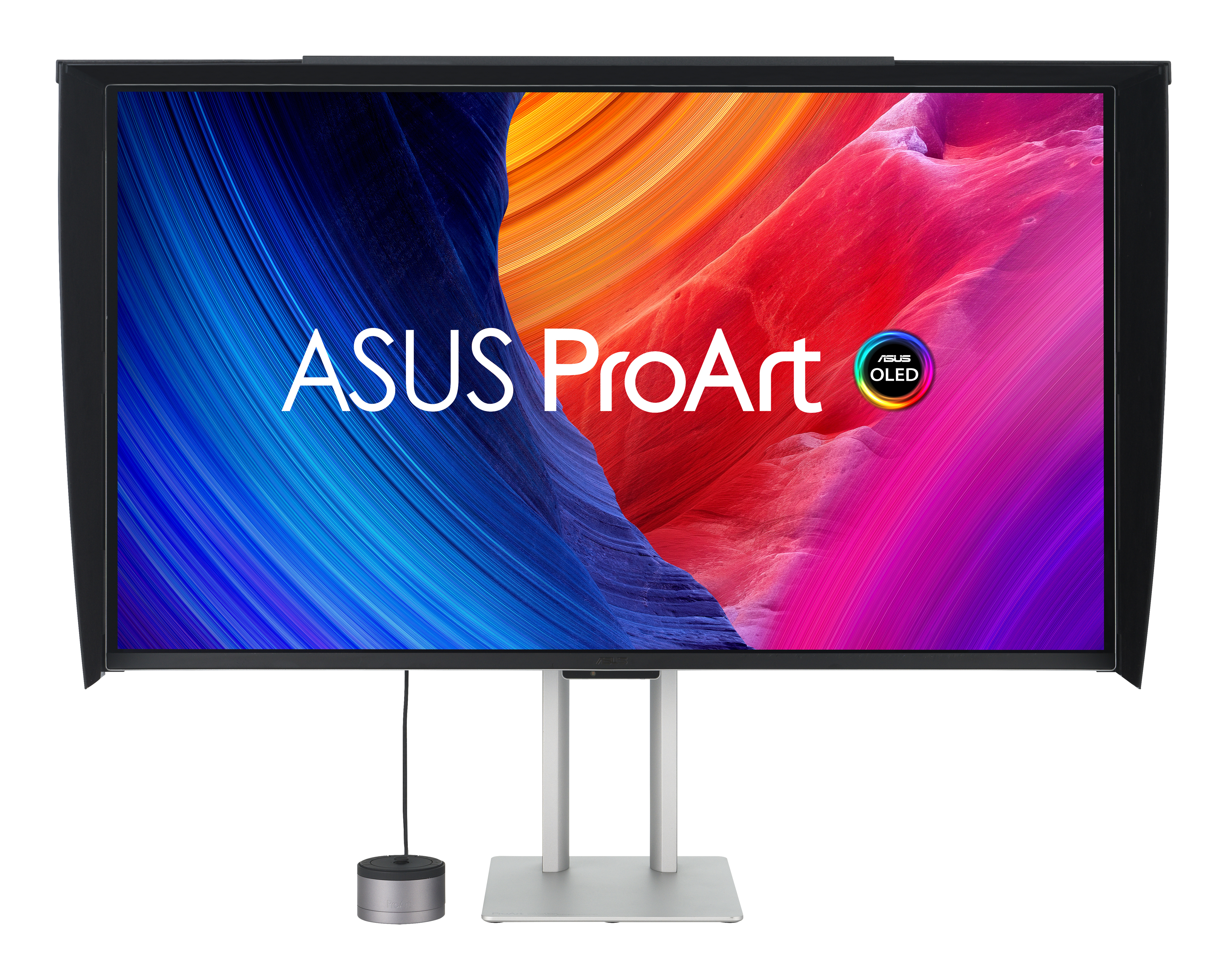 ASUS 32" PA32UCDMR-K ProArt Monitor -  3840x2160, OLED, 4K, 240Hz, 0,1ms, Hangszóró, Pivot, Ezüst
