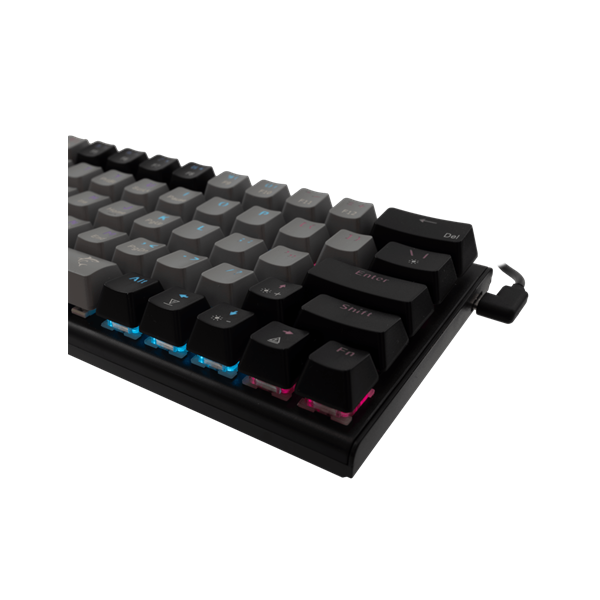 WHITE SHARK GK-002711V2-G-B/R-US WAKIZASHI-2-G-B/R-US mech.bill.szürke/fekete Angol piros 63