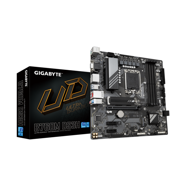 GIGABYTE S1700 B760M DS3H INTEL B760 mATX Alaplap GIGABYTE S1700 B760M DS3H INTEL B760 mATX Alaplap