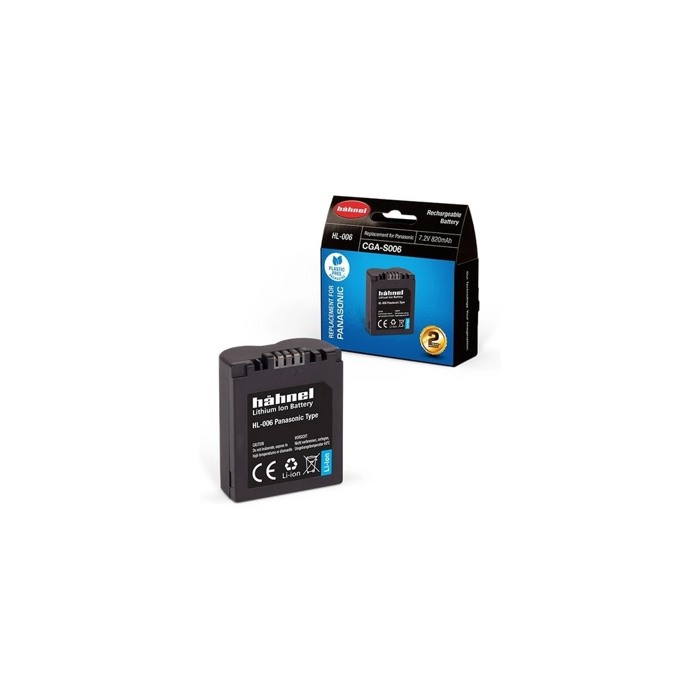 HAHNEL HL-006 Panasonic CGA-S006 820 mAh akkumulátor HAHNEL HL-006 Panasonic CGA-S006 820 mAh akkumulátor