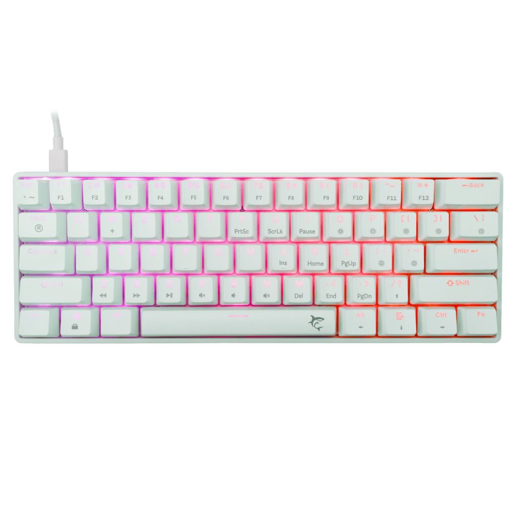 White Shark SHINOBI 2, piros kapcsolós US gaming billentyűzet fehér (GK-004211W/R-US) White Shark SHINOBI 2, piros kapcsolós US gaming billentyűzet fehér (GK-004211W/R-US)