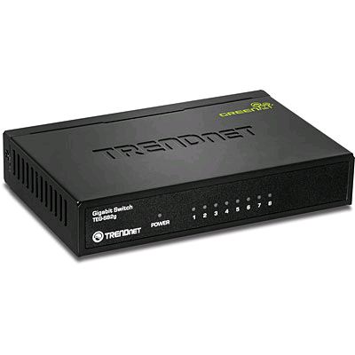 TRENDnet TEG-S82G 10/100/1000 Mbps Switch 8 port GREENnet (fém házas) TRENDnet TEG-S82G 10/100/1000 Mbps Switch 8 port GREENnet (fém házas)