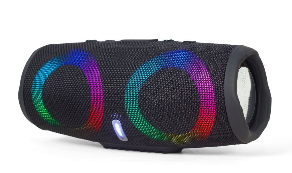 Gembird SPK-BT-LED-02 Bluetooth hangszóró fekete Gembird SPK-BT-LED-02 Bluetooth hangszóró fekete