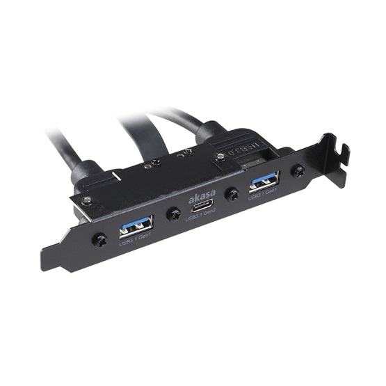 Akasa AK-CBUB52-50BK USB 3.1 Gen2 belső adapterkábel 2x Gen1 Type-A porttal Akasa AK-CBUB52-50BK USB 3.1 Gen2 belső adapterkábel 2x Gen1 Type-A porttal
