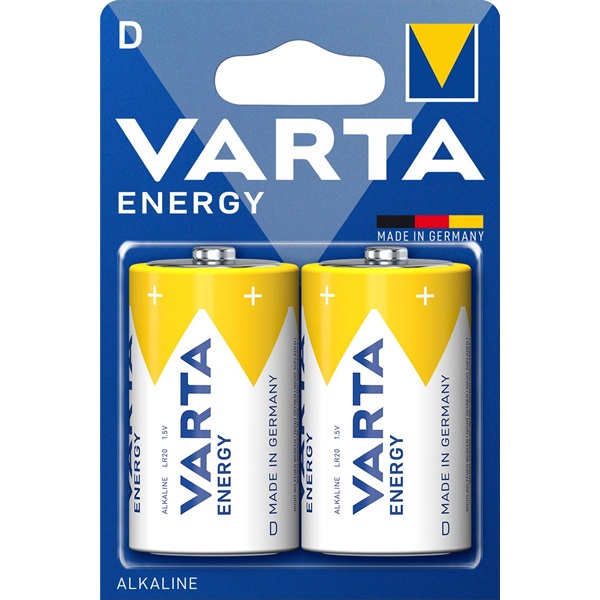 Varta 4120229412 Energy D (LR20) alkáli góliát elem 2db/bliszter Varta 4120229412 Energy D (LR20) alkáli góliát elem 2db/bliszter