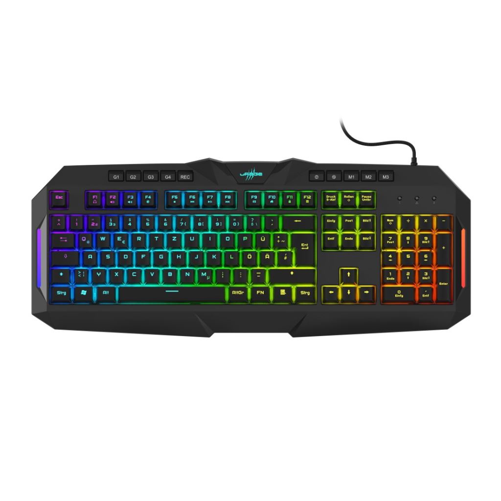 Hama "URAGE EXODUS 700S" fél-mechanikus gaming billentyűzet RGB fekete  