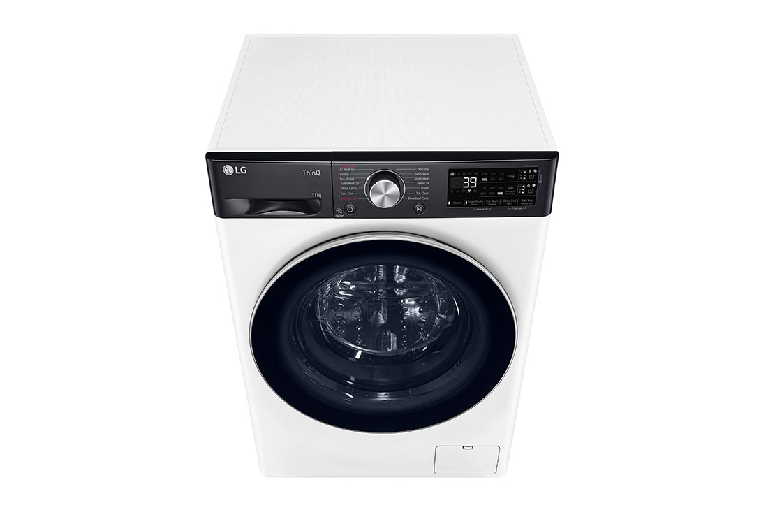 LG F4WR711S3HA Elöltöltős mosógép – 11 kg, 1350 ford./perc, A Energiaosztály, AI DD, LG Steam technológia, Gőz technológia